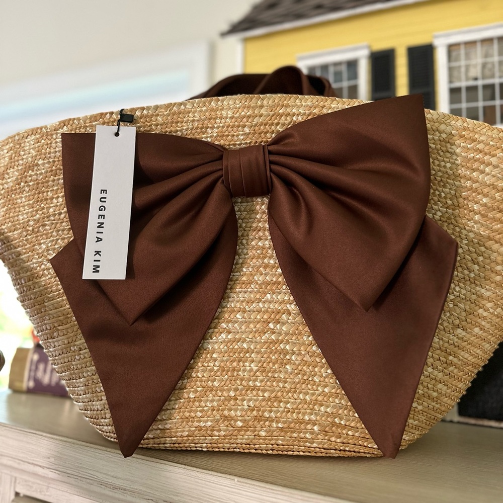 EUGENIA KIM

Women's Carlotta Handbag With Brown Satin Bow